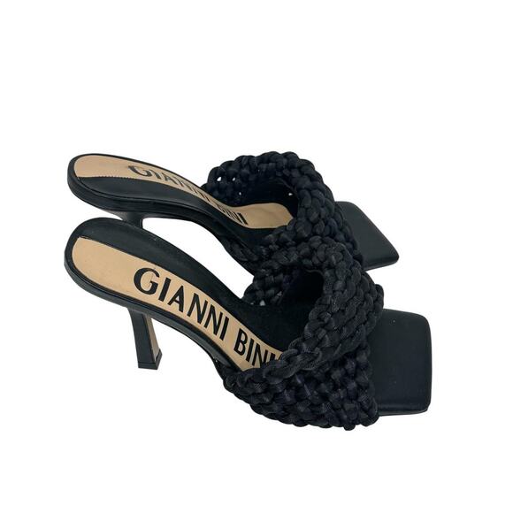 Gianni bini braided black heeled - Picture 3 of 5